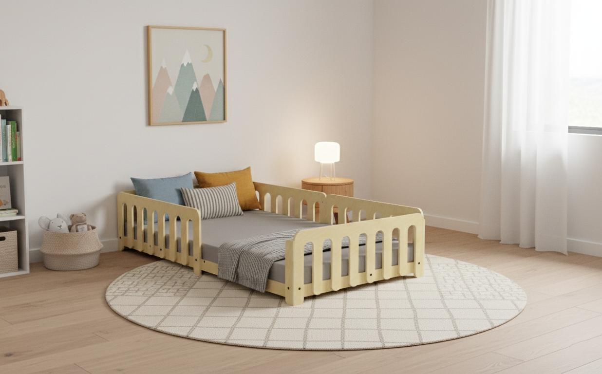 MamaToyz Dreamy Montessori Bed Large