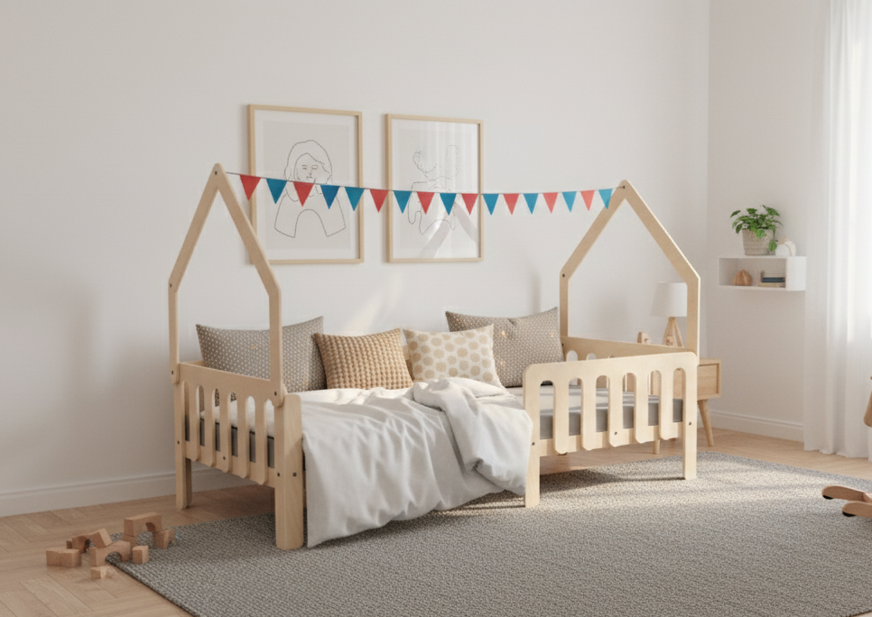 MamaToyz Dreamy Montessori Bed Large