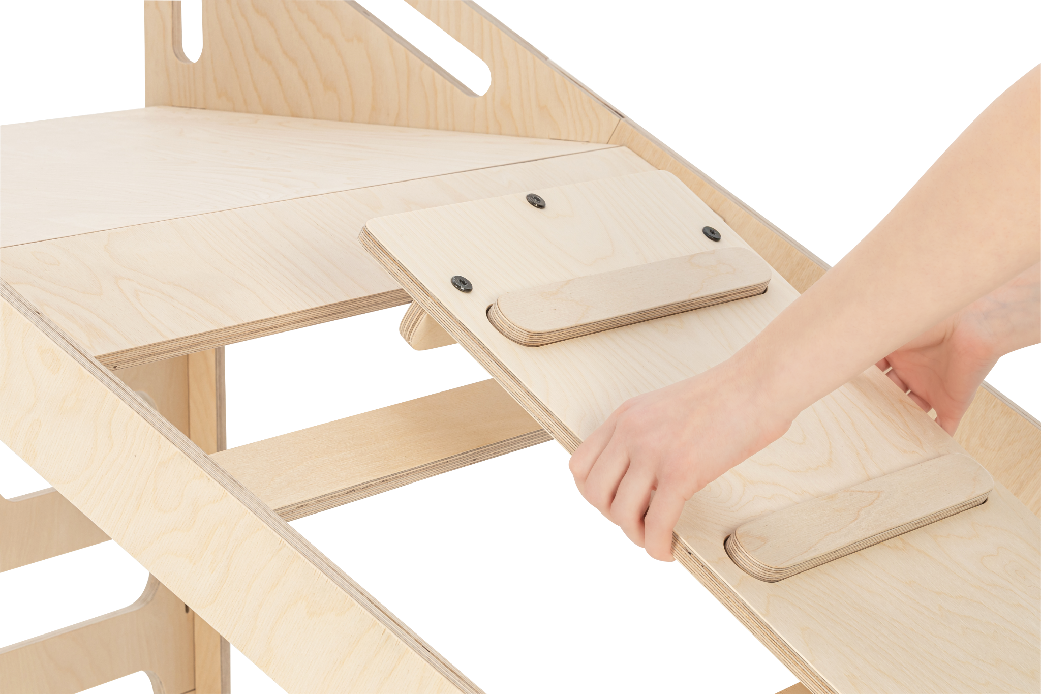 MamaToyz Montessori Mini Sleepy Rutsche & Kletterrampe