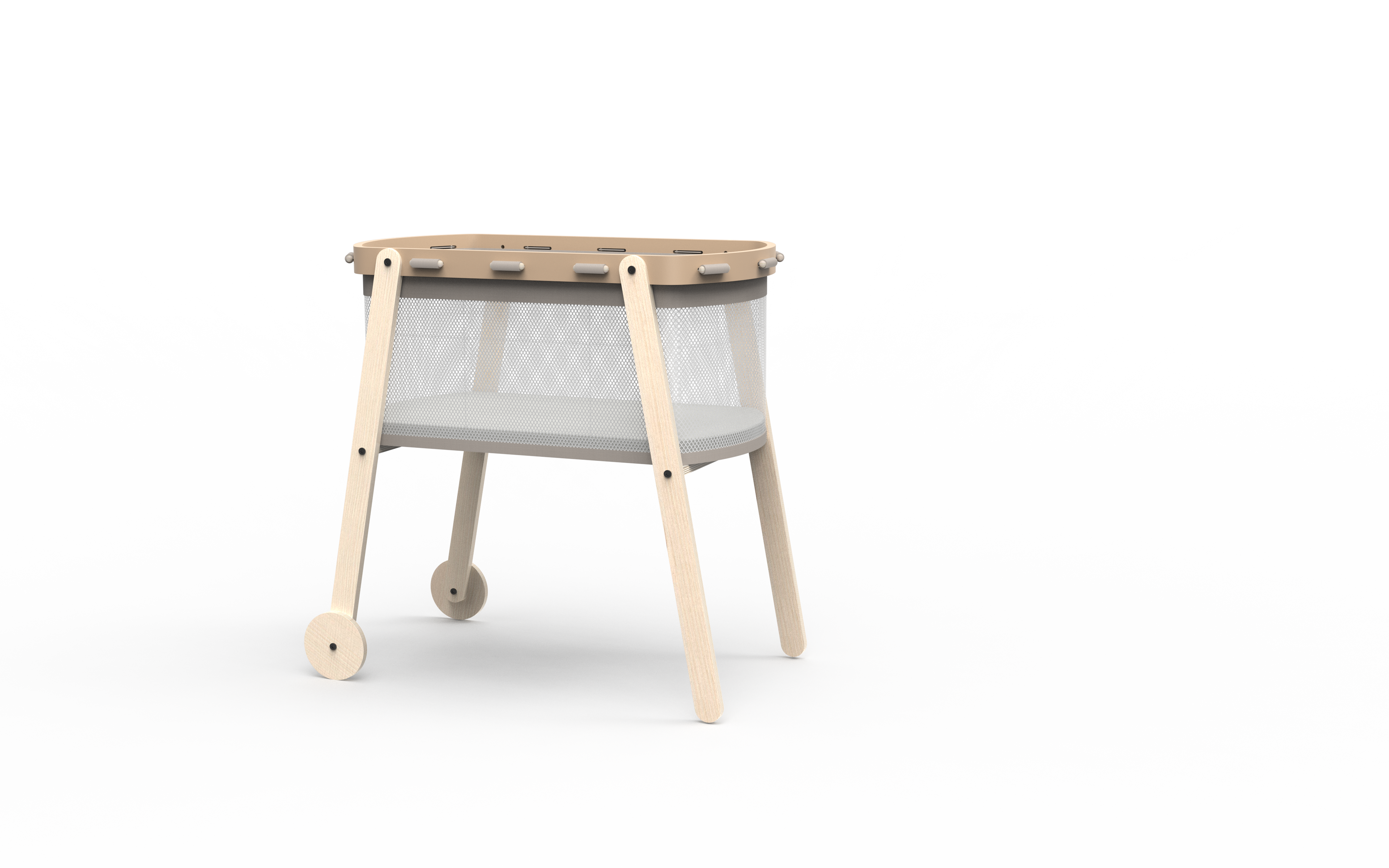 MamaToyz Ninny Bedside Crib