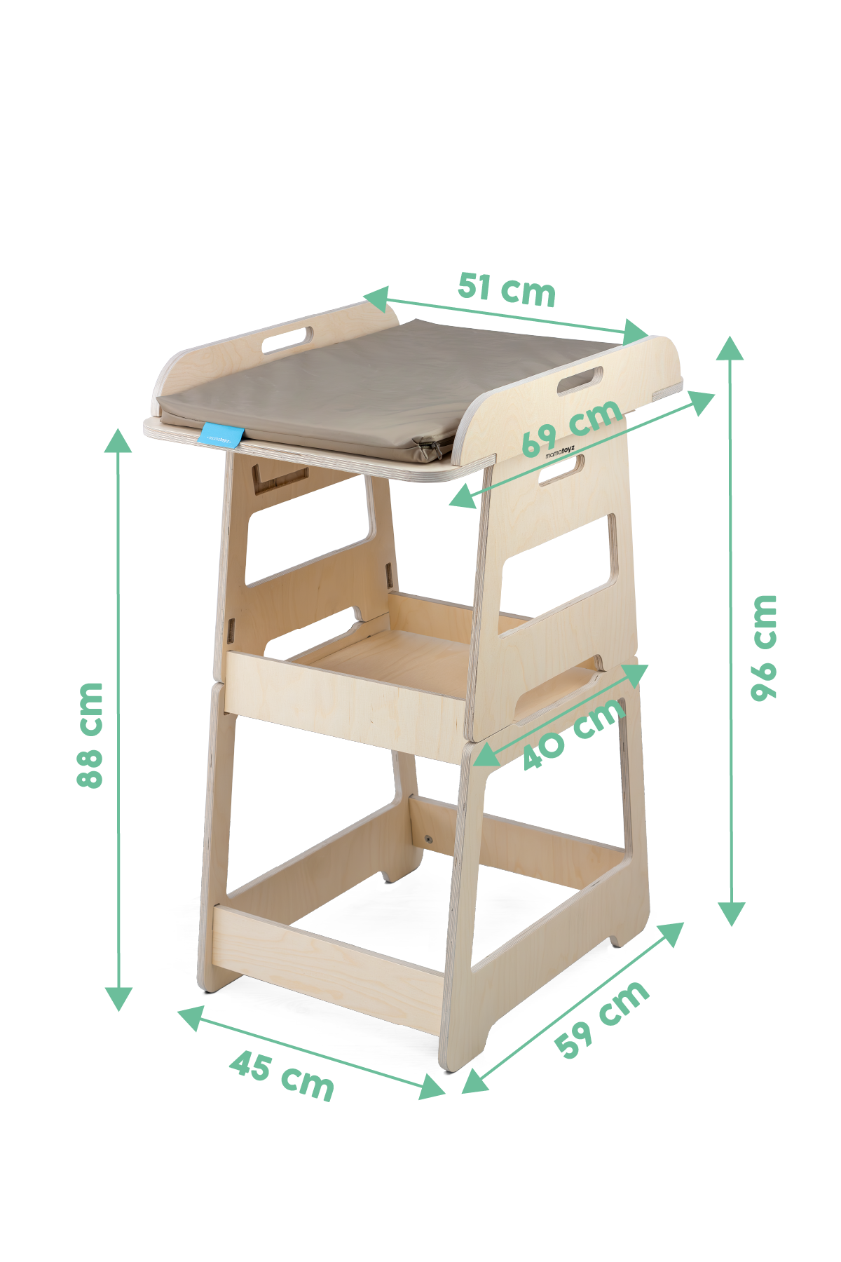 MamaToyz Changy Table Flat Natural