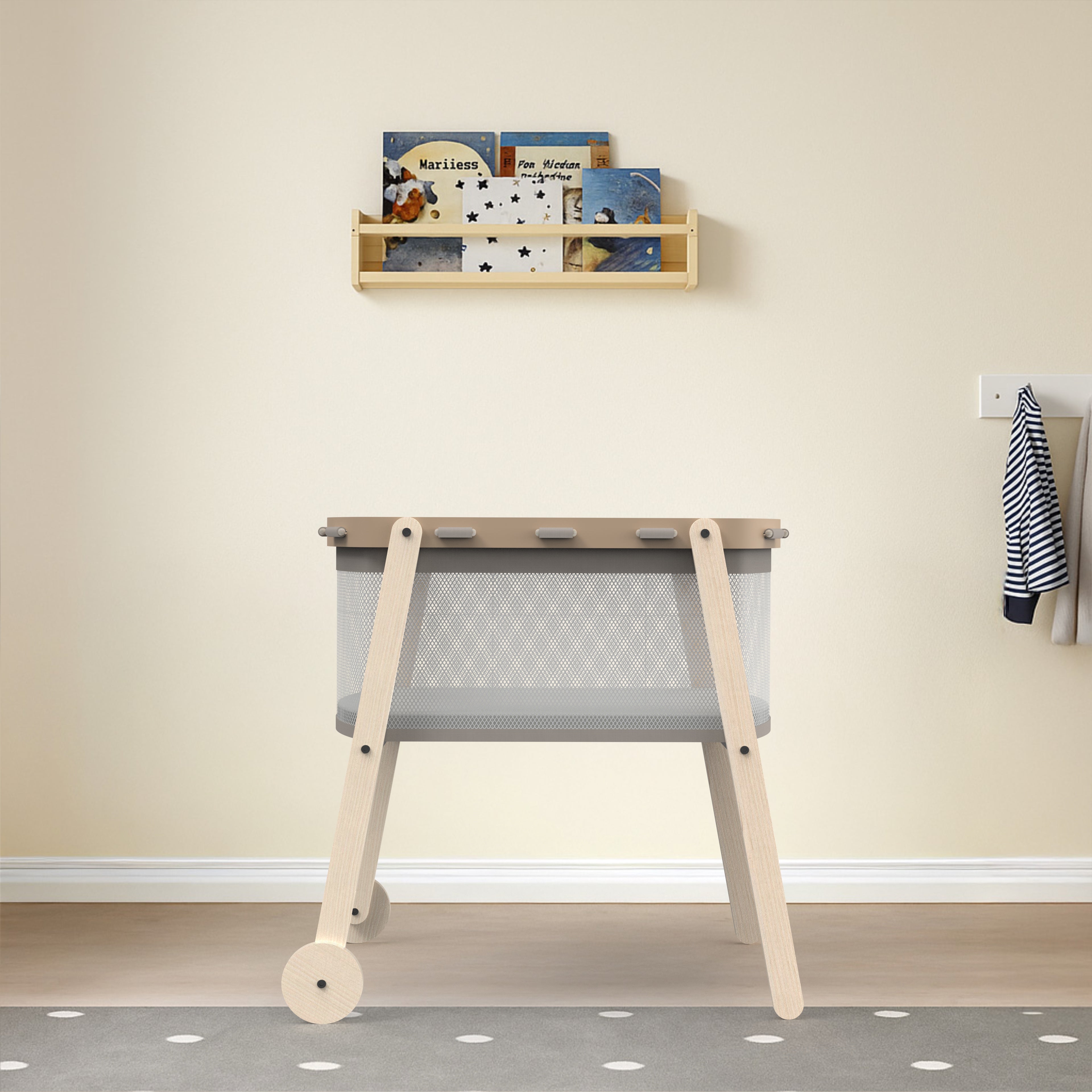 MamaToyz Ninny Bedside Crib